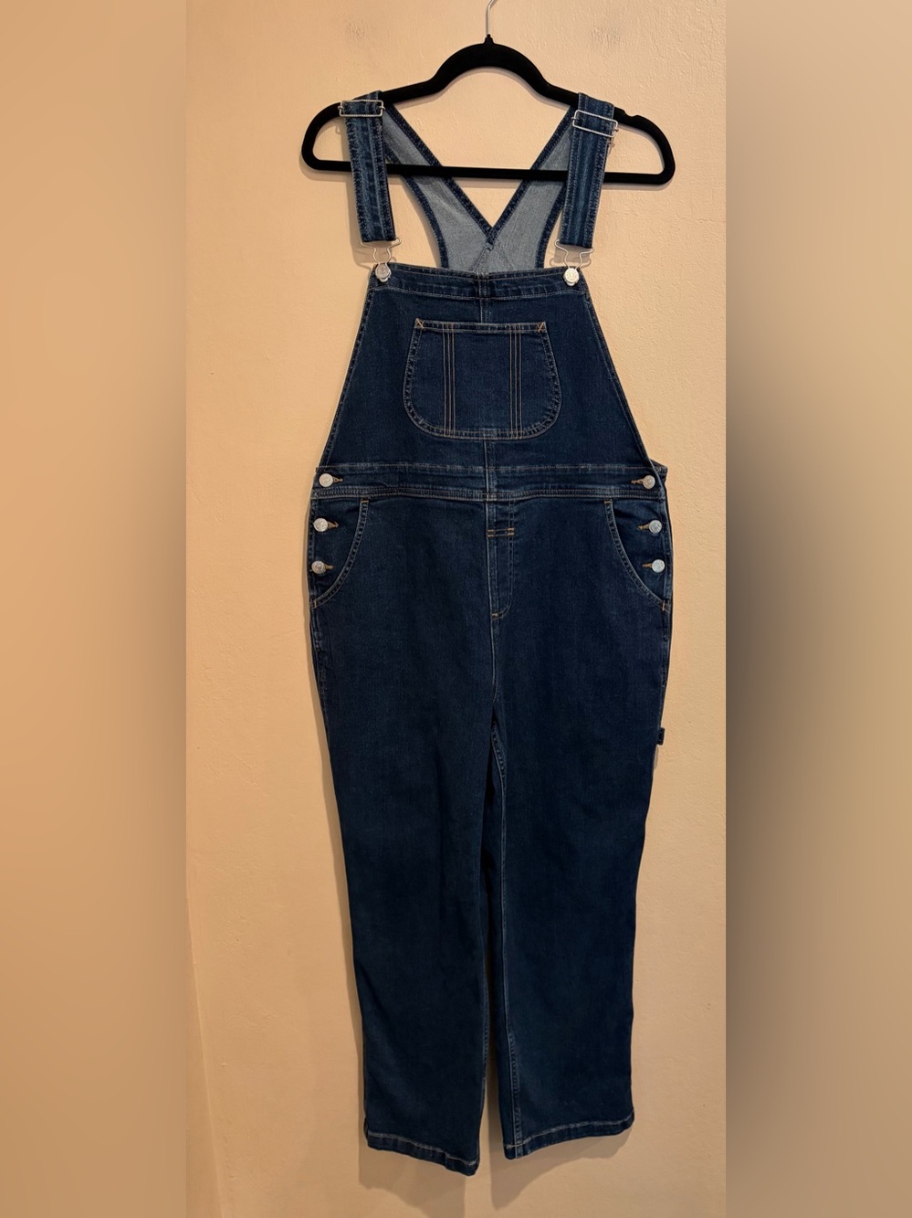Vintage L.L. Bean Relaxed Fit, L Petite, 18 inch Waist, 37 inch Tall, Overalls